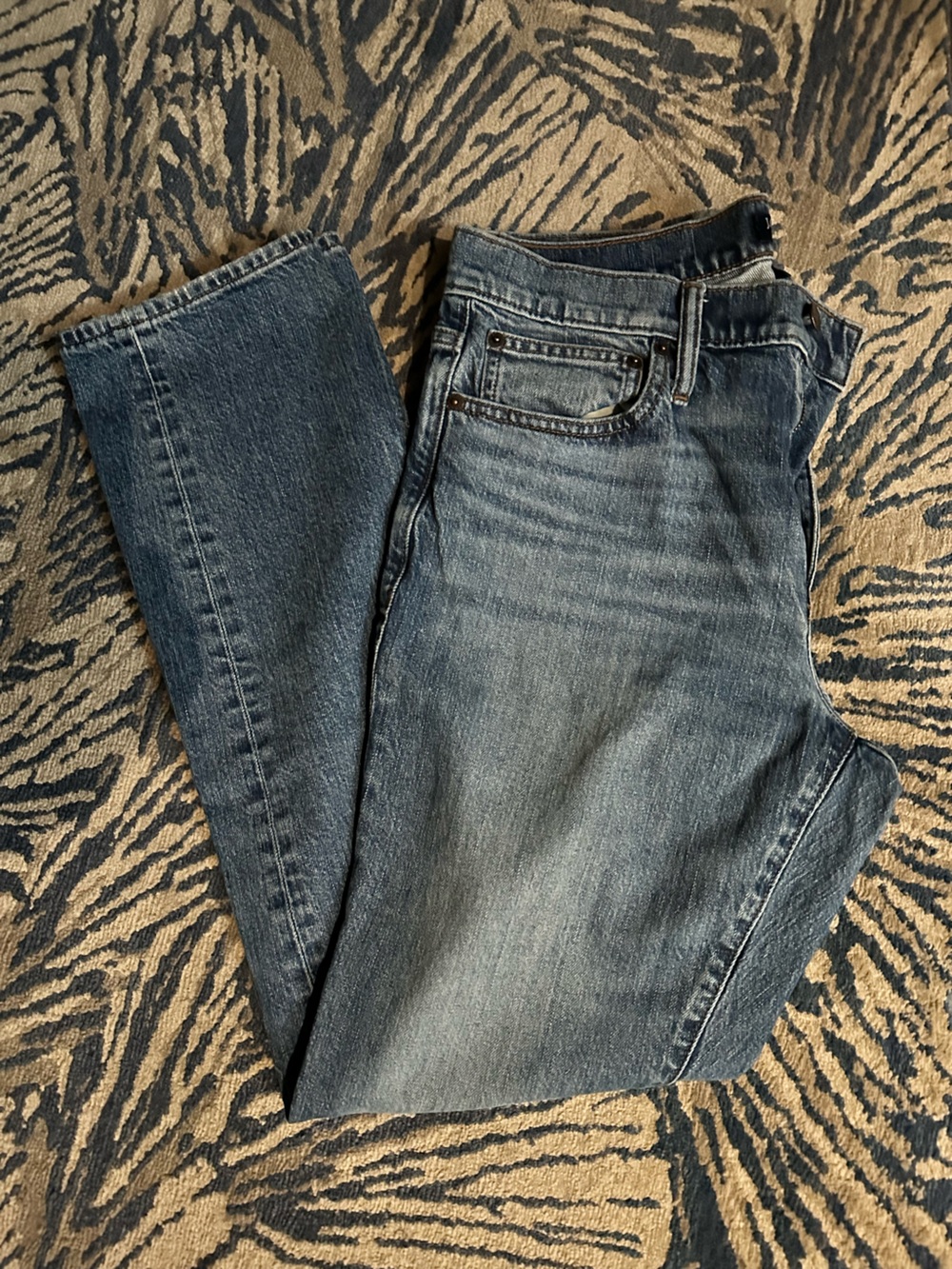 J. Crew Flex Athletic Slim Jeans in Light Blue Denim